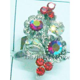 KRLK05B05 Imitation Classic Ethnic Chunky Ring