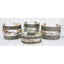 KWLL02004 Wholesale Lot 100 Metal Cuff Bracelets