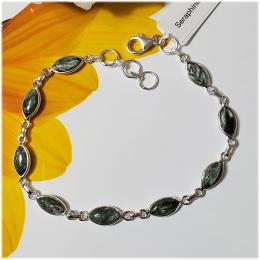 SABLS01007 Seraphinite Bracelet 925 Sterling Silver