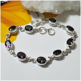 SABLS01014 Mystic Topaz Bracelet 925 Sterling Silver