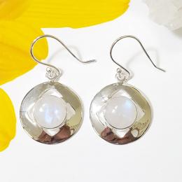 SAEMK08052 Attractive Latest Design Designer Moonstone Earrings 925 Sterling Silver