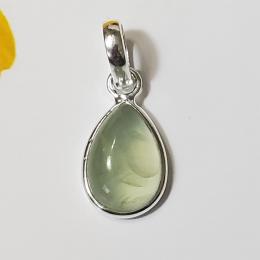 SAPMK08051 Latest New Design Plain Setting Handmade Prehnite Wholesale Pendant