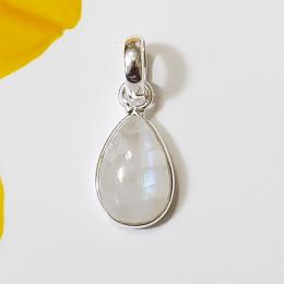 SAPMK08082 Latest Design Bezel Moonstone Gemstone Sterling Silver Pendant